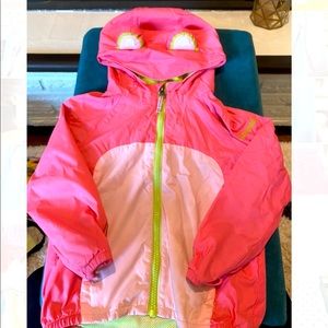 Columbia frog wind breaker little girls 4t